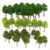 120pcs Model Train Layout 1:250 Trees Scale 50mm