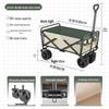 Outdoor Folding Utility Wagon with Trailer
