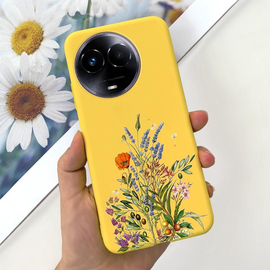 Ударопрочный Чехол Для Realme 11 5G / Realme 11X Чехол На Телефон Модный Девушки Мягкий Силикон Funda Для Realme11 11 X 2023 RMX3785 Coque