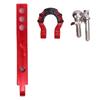 RC Trailer Hitch Tow Hook Alloy Metal RC Trailer Hitch Tow Hook Kit for 1 8 1 10 Scale Crawler Red Hook
