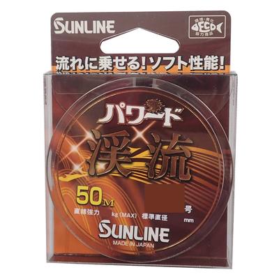 SUNLINE Нейлоновая леска с электроприводом Mountain Stream 50 м Натуральный Коричневый Нет. 0.2