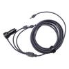 3 в 1 Кабель питания USB C для автомобиля 18AWG 48 Вт PD30 Вт QC3.0 Адаптер питания Кабель 6,6 фута для Тарелки , Портативный, Термостойкий