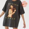 Новая Популярная Футболка Унисекс Хлопок Черный Все Размеры Mariah Carey Бабочка VM1394