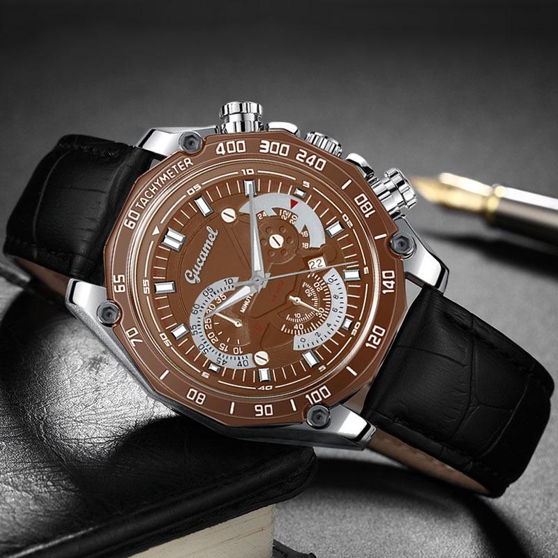 GUCAMEL Новые часы Электронные часы Часы-календарь Наручные часы