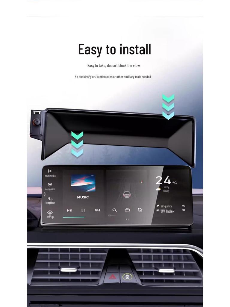 ZhiCheng Беспроводная зарядка Держатель для телефона для Mercedes-Benz C-Class/GLC