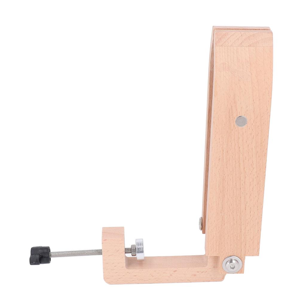 Ручной швейный зажим с шестигранным ключом из бука, настольный вращающийся швейный зажим для кожи своими руками