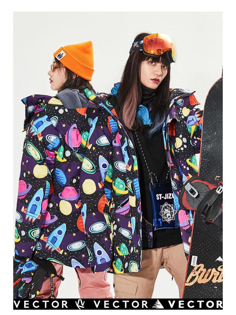 Мужские и женские лыжные брюки VECTOR Stormproof: Теплый, Ветрозащитный, Водонепроницаемый для Одинарной и Двойной доски.