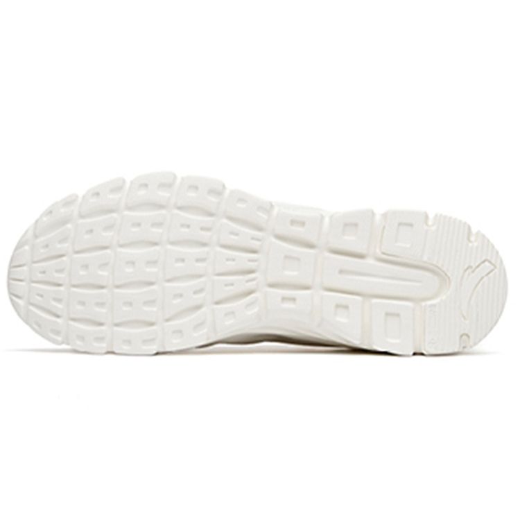 Anta Breathable Mesh Low-Top Running Shoes Men Sneakers Ivory-White 912125529-1