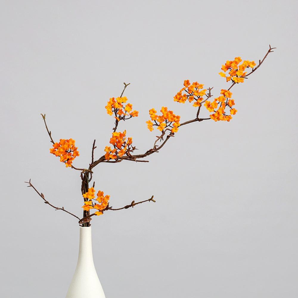 Искусственные ветки вишни 'Real Touch' Реалистичные пластиковые имитации веток сакуры Элегантные ручной работы искусственные цветы