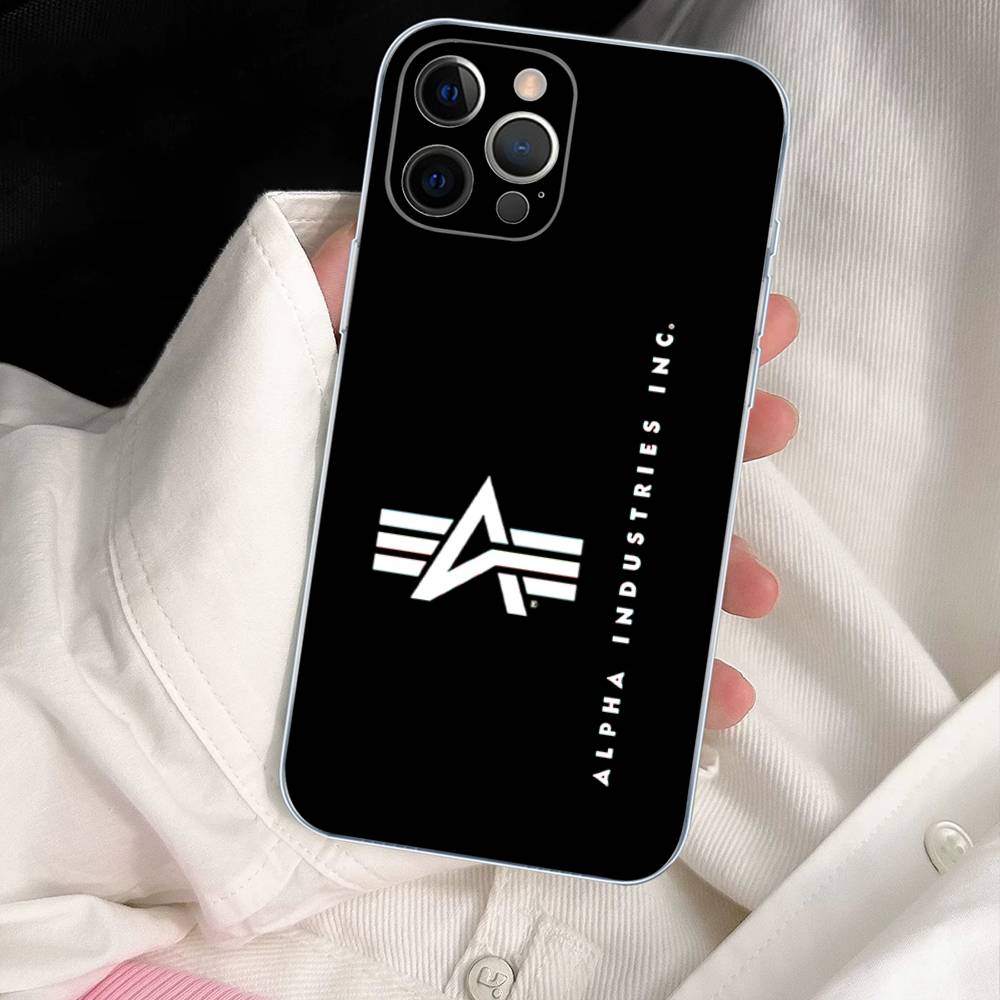Куртка Alpha Industries Чехол для телефона Для iPhone 17 16 15 Plus 14 13 Mini 12 11 Pro Max Мягкий чехол