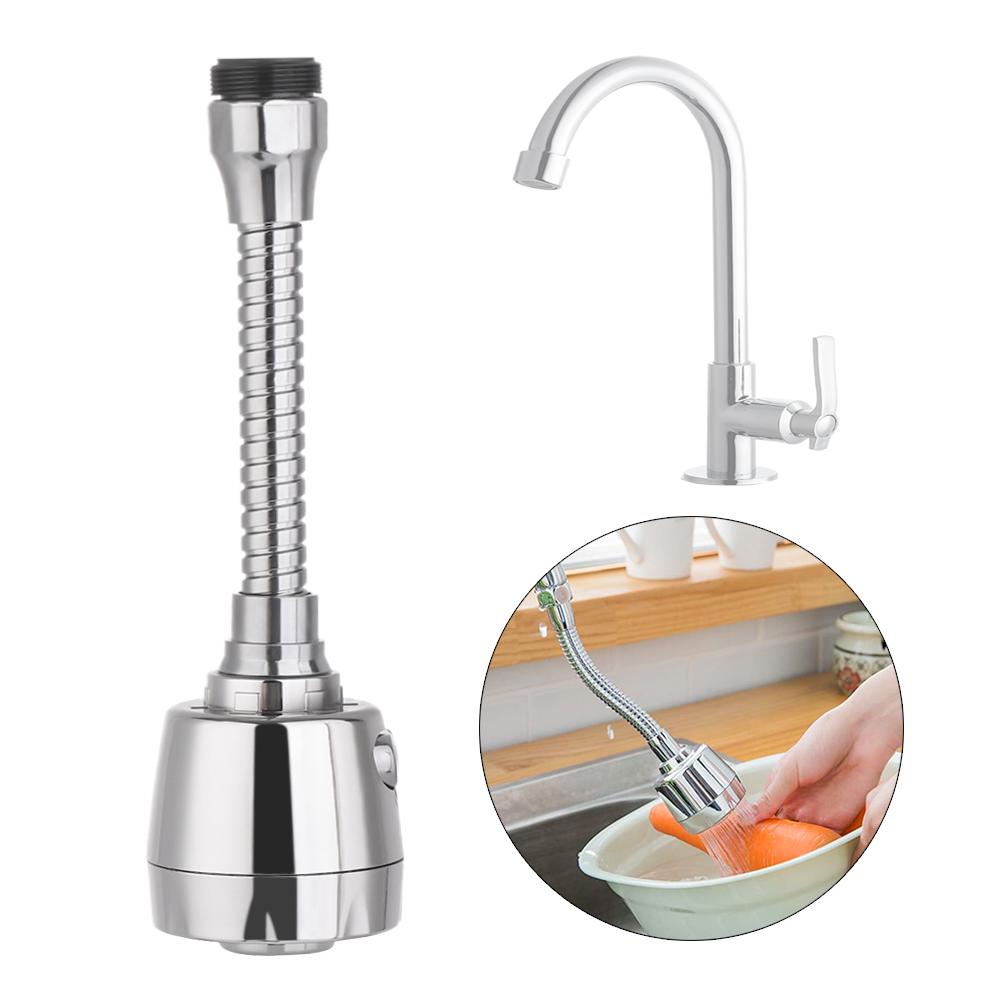 Sink Filter Water Saving Kitchen Faucet Extender Faucet Nozzle 360 Degree Aerator Swivel Tap