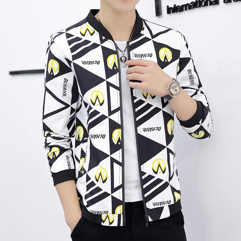 Весенне-осенняя повседневная мужская куртка больших размеров, мужская модная тонкая мужская бейсбольная форма