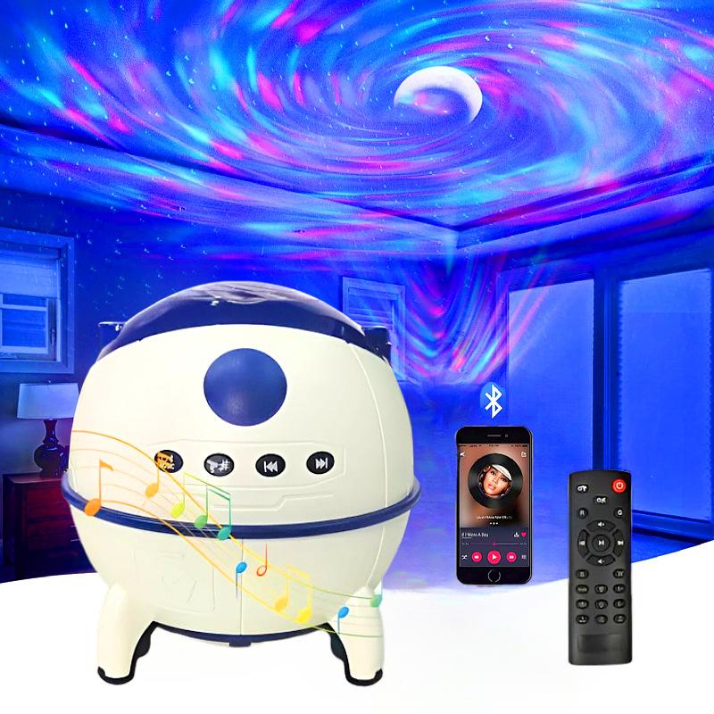 Творческий проектор Aurora Light Bluetooth-динамик Space Cabin Night Lights для украшения спальни