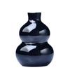 Pure Black Obsidian Gourd Ornament – Ruyi Gift for Home, Office, or Entryway Decor
