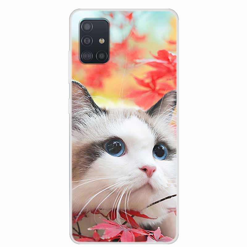 Для чехла Samsung Galaxy A71 A51 M31 Чехол M31S Мягкий силиконовый задний чехол для Samsung A71 M31S Чехол A 51 Ударопрочный чехол M31 Чехол