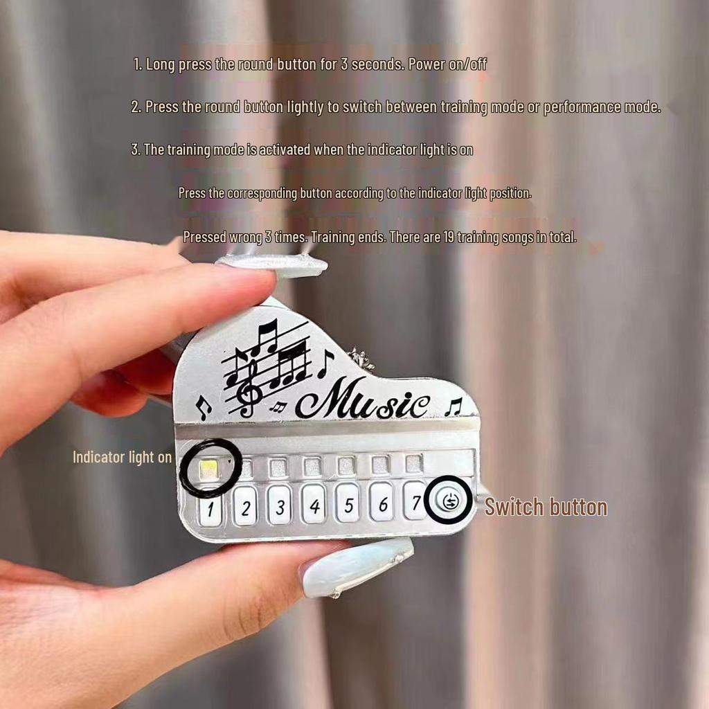 Эксклюзивный купон для новичков: Креативный светящийся брелок-игрушка «Мастер фортепиано»