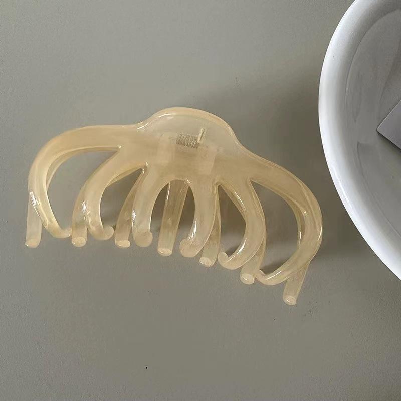 Корея большая заколка-краб для волос для женщин модная большая заколка для волос заколка-краб для девочек для густых волос черная заколка для волос заколка для хвостика аксессуары