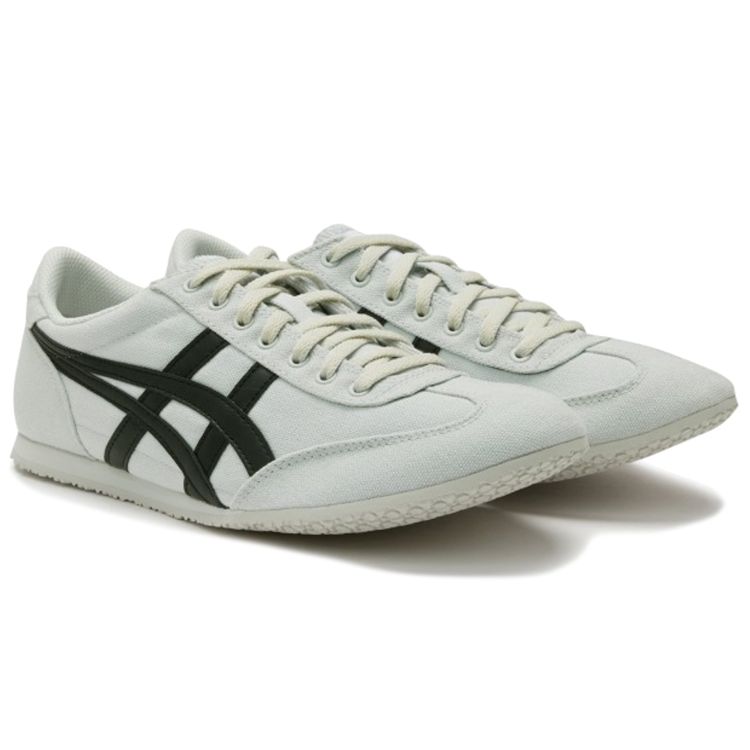 ONITSUKA TIGER Machu Racer Ткань Универсальные Модные Амортизирующие Нескользящие Прочные Легкие Низкие Повседневные Кроссовки Унисекс серый 1183A858-020