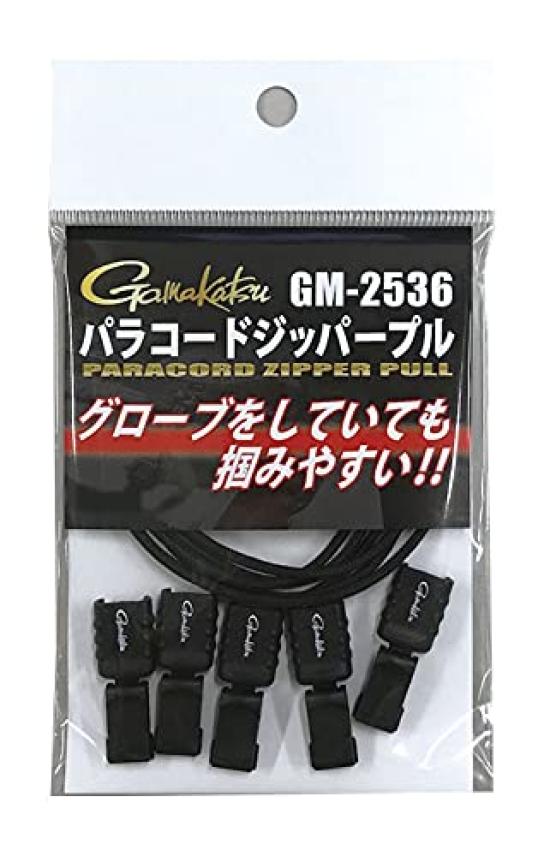 Gamakatsu Паракорд Пулер для молнии GM2536, Черный, 4 мм