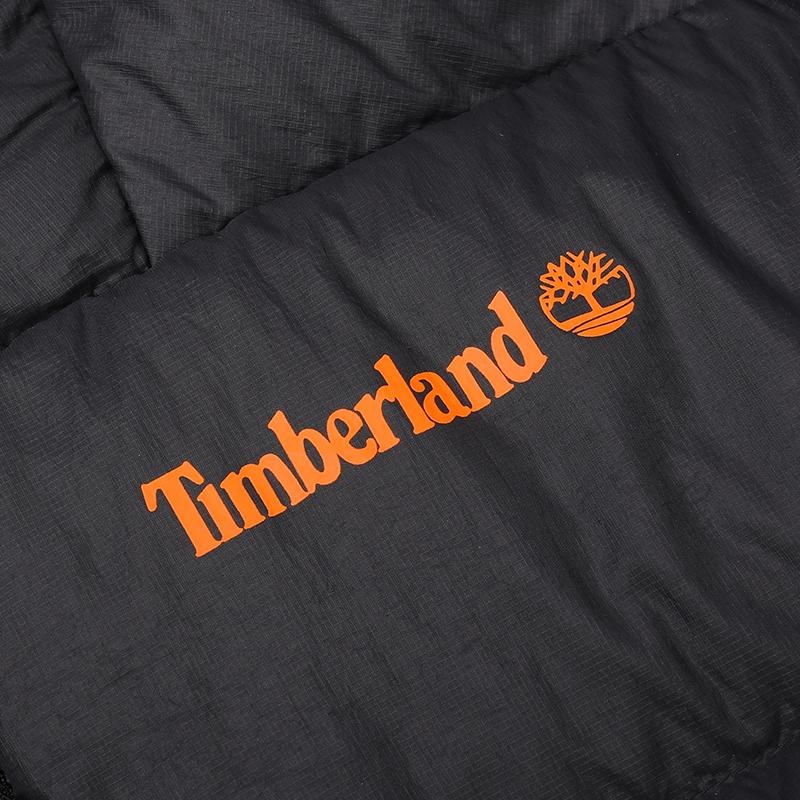 Timberland Водонепроницаемая мужская куртка-пуховик с капюшоном, черная A5M6P-001