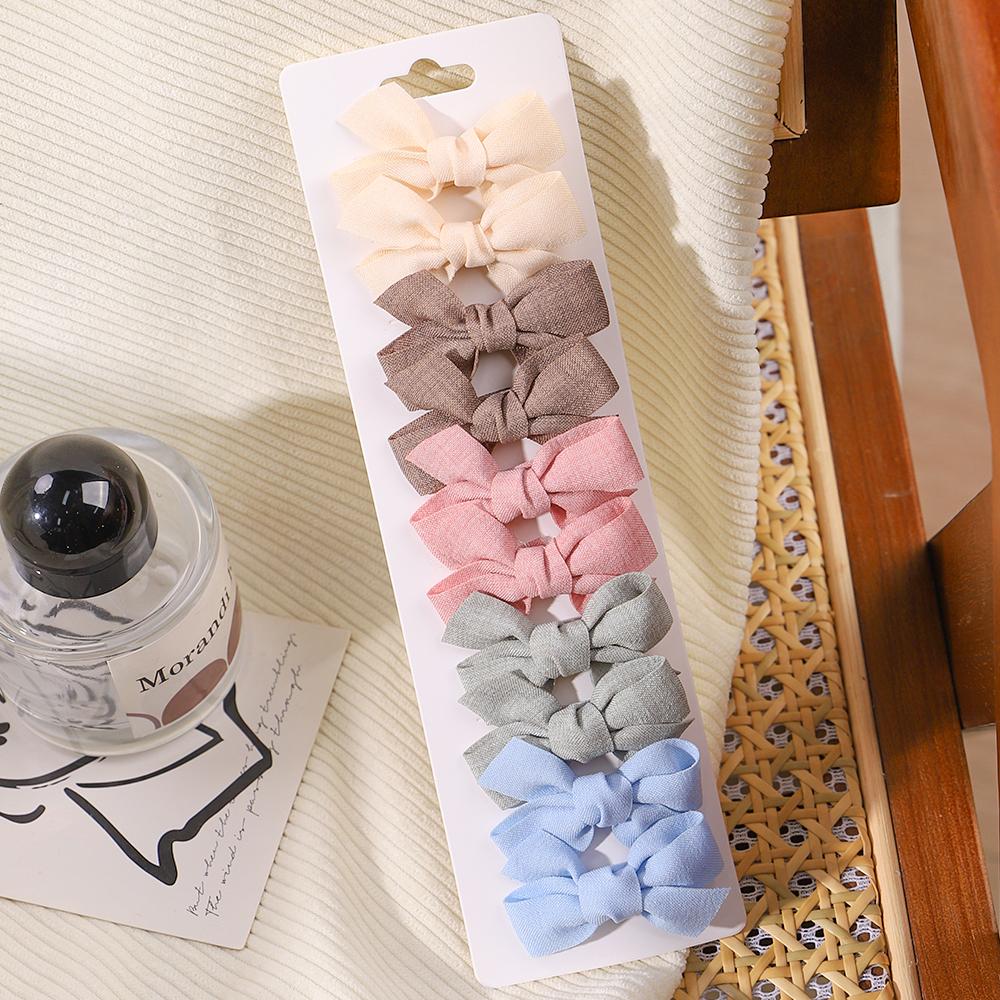 10 шт./набор Милые заколки для волос принцессы для девочек, банты для волос, безопасные нейлоновые заколки-зажимы, шпильки для младенцев, малышей, детей, детские аксессуары для волос