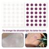 5pcs/set UV Test Stickers Photochromic Self-adhesive Sticker UV Detecting Patches  Picnics Hiking