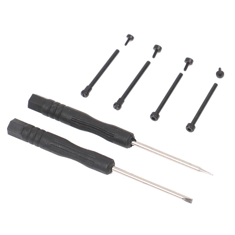 1 комплект для Xiaomi Amazfit T-Rex/ T-Rex 2 Часы Соединитель Винтовой стержень Адаптер Штифт Аксессуары Ремешок из нержавеющей стали Сырые ушки Инструмент-отвертка