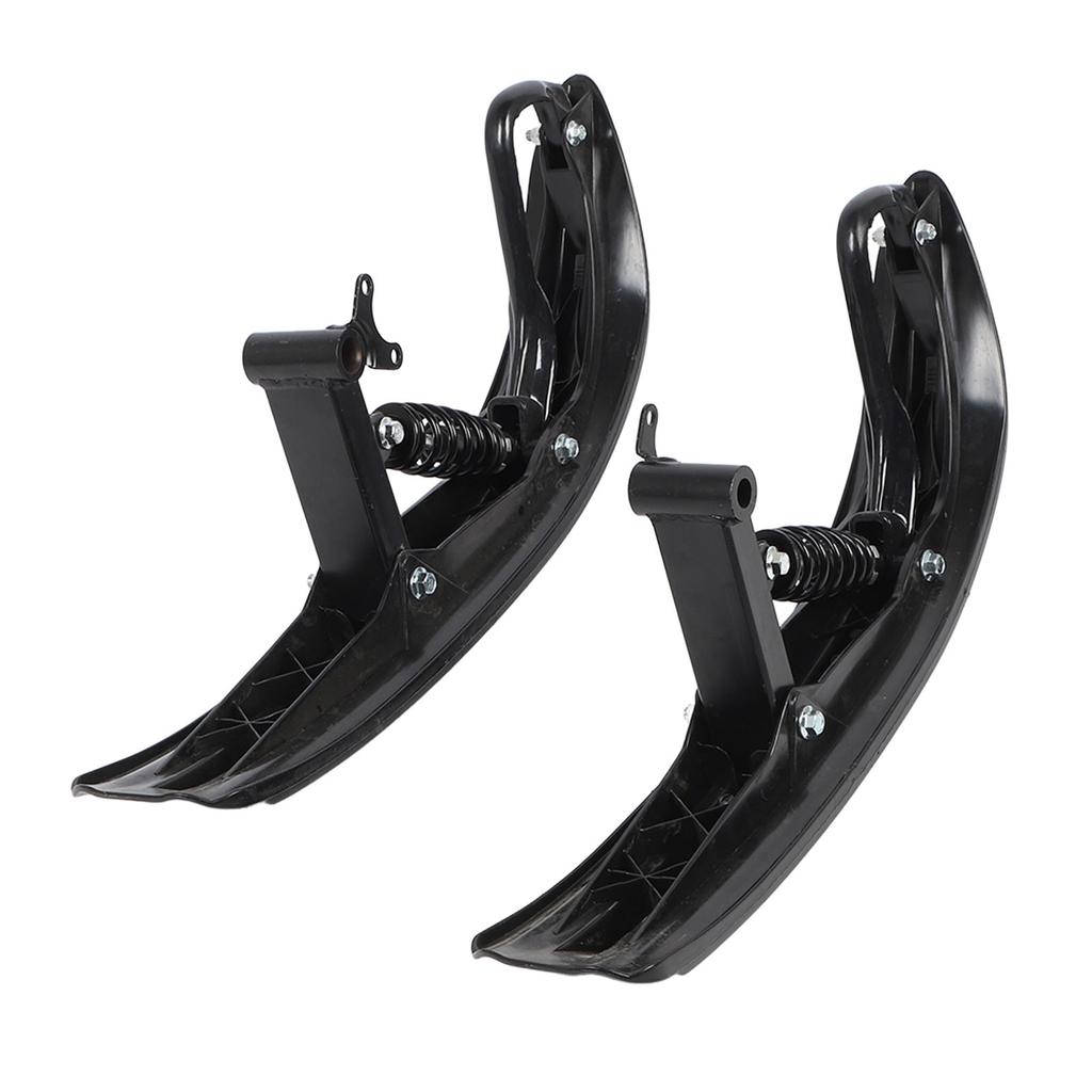 Пара квадроциклетных зимних снежных санок, прочные, долговечные, снежный гонщик, салазки со скребками, улучшают сцепление для картинга, UTV