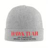 Вязаная шапка Hawk Tuah Spit On That Thang для женщин и мужчин, шапка-бини, осенние и зимние шапки, смешная теплая шапка Hawk Tuah