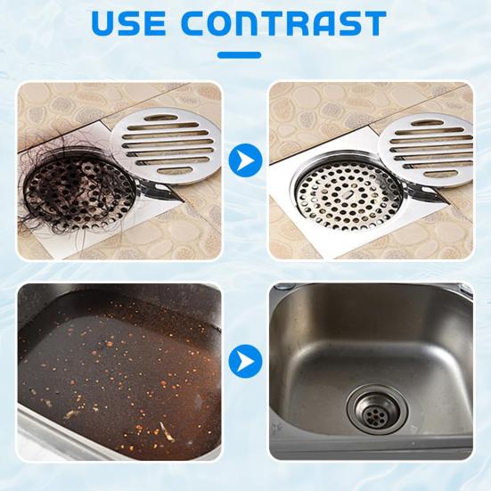 Yousheng Toilet Damper Hair Grease Soap Scum Toilet Dredging Agent Set Kitchen Bathroom Drain Unblocker Pipe Grease Dissolver