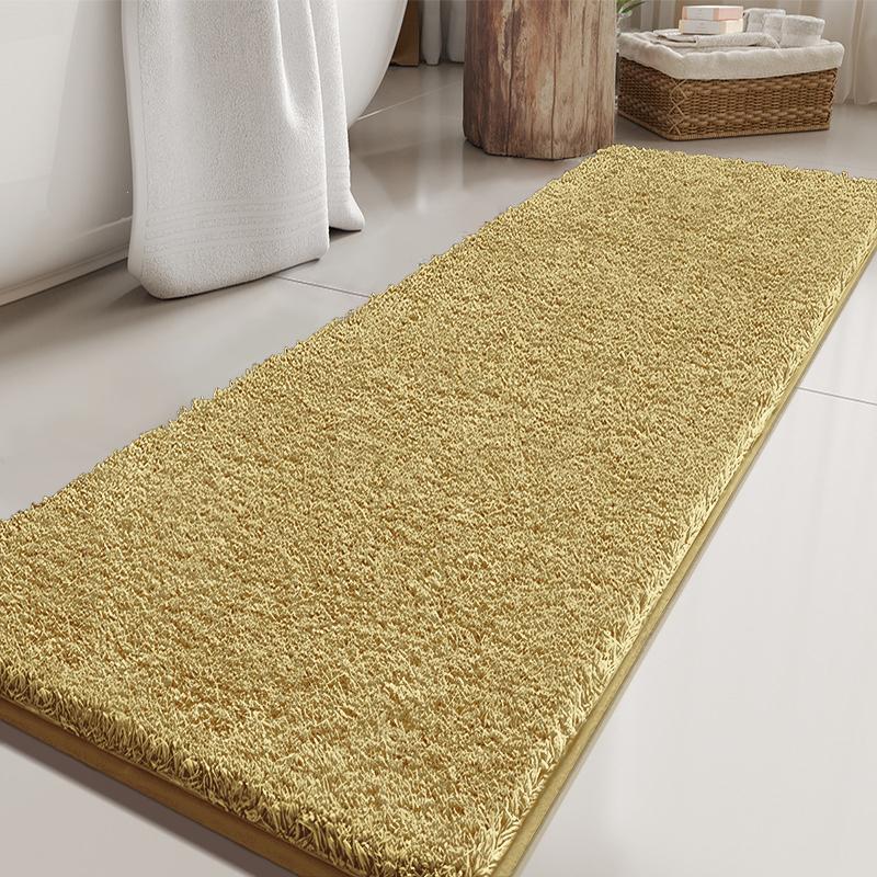 Утолщенный супер впитывающий супер нескользящий коврик для ванной комнаты ковер нескользящий прочный коврик для унитаза входная дверь коврик украшение дома