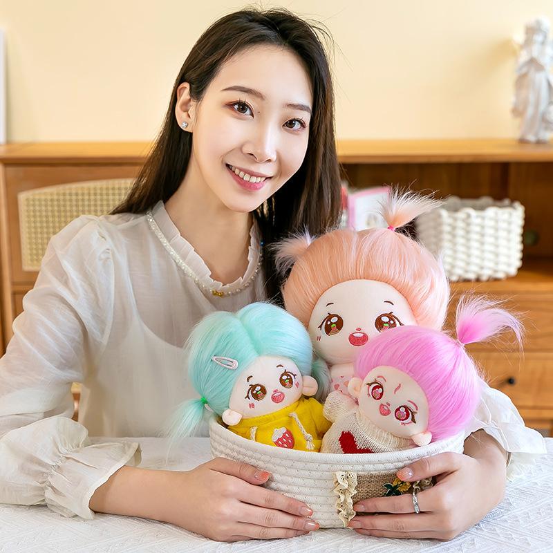 Свитер Хлопковая Кукла Кукла Минни Маленькая Принцесса Тряпичная Кукла Успокаивающая Дети Подарок на День Рождения Дарение