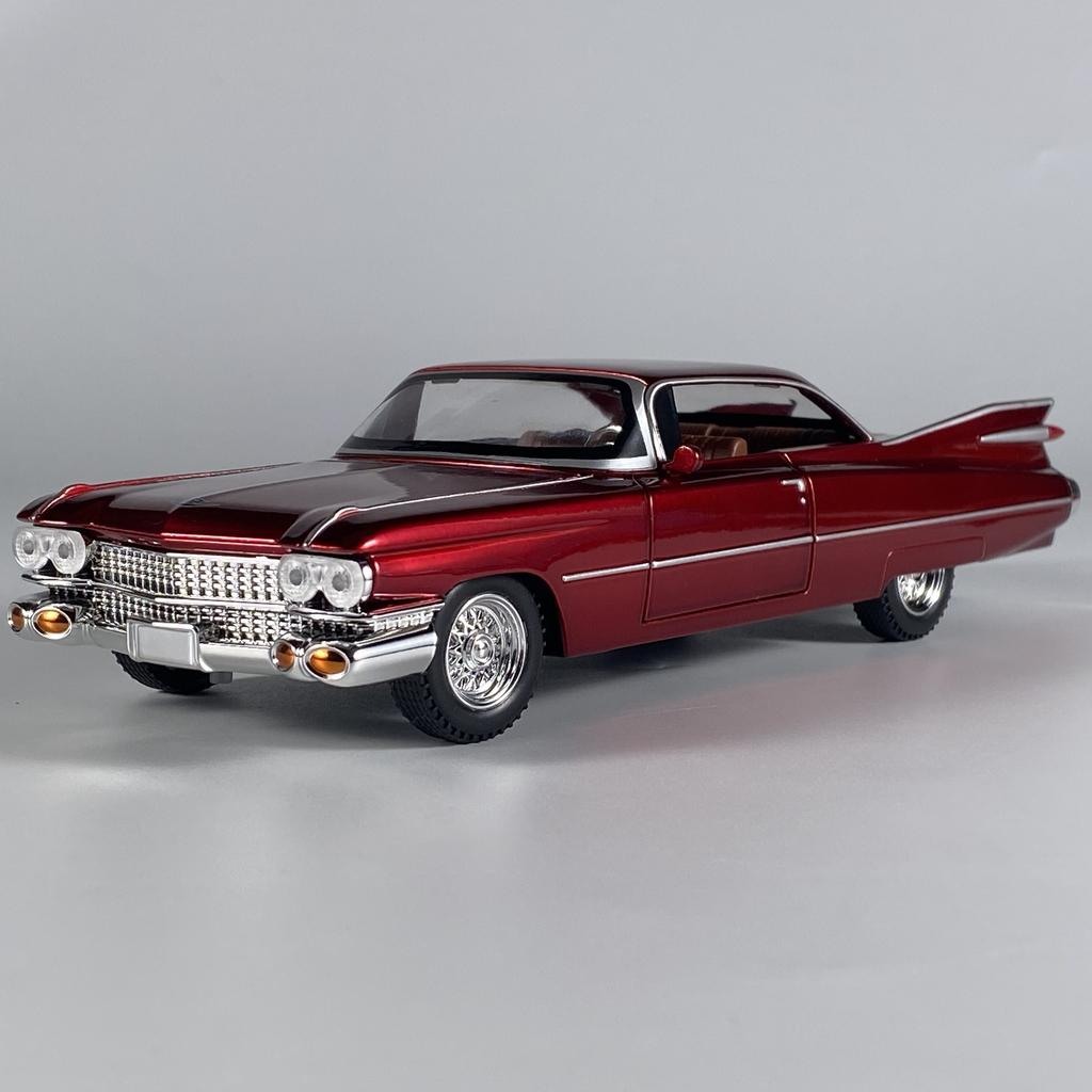 1:24 Scale Cadillac Eldorado Biarritz 1959 Series 62 Alloy Diecast Metal Model Desktop Ornaments Kids Gift Birthday Present Boys