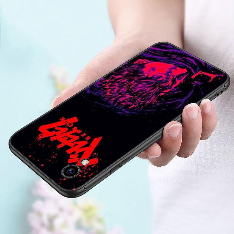 Чехол для телефона «Аниме Берсерк Кишки» для Apple iPhone 14 13 12 Mini 11 Pro Max 7 8 XR X XS 7 8 Plus SE 2020 2022, черный мягкий чехол