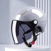 2025 Motorcycle Helmet Woman Electric Motor Car Scooter Bike  Half Helmet Anti Safety Hat Bicycle Cap With Goggles Men