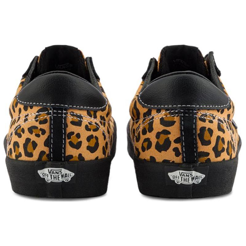 Vans Износостойкие Низкие Кеды для Скейтборда Унисекс Черные Коричневые Кроссовки VN000CTDBLK