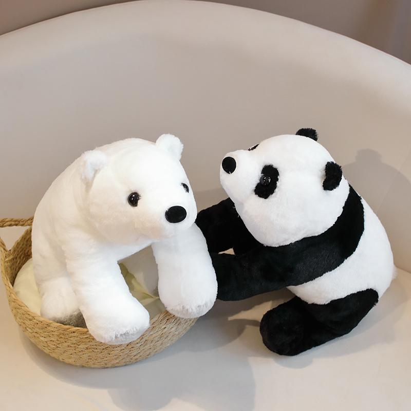 Мягкая плюшевая игрушка Vrey, медведь панда, белый медведь, милая мягкая игрушка, удобные плюшевые игрушки для объятий, милая кукла, подарки на день рождения для девочек