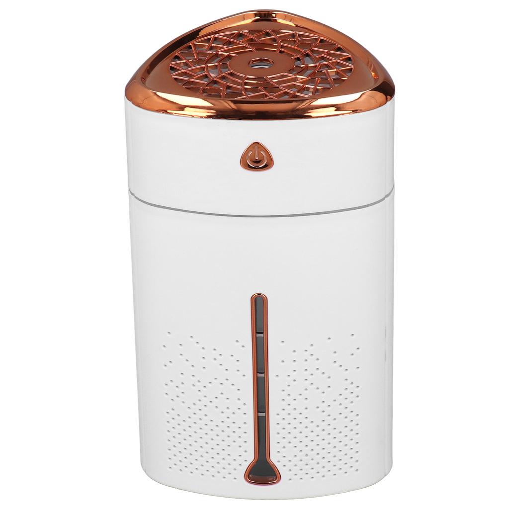 Настольный увлажнитель воздуха, белый, 1000 мл, USB-интерфейс, цветной светодиодный светильник, сенсорное управление, небольшой увлажнитель для дома