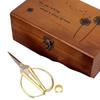 High-Quality Solid Wood Sewing Box: Complete Needle & Thread Set for Home, Weddings, Dorms