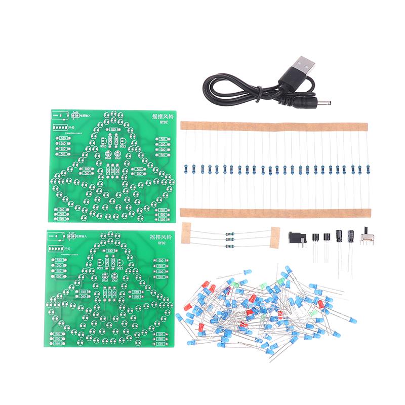 Лабораторные качели-колокольчики своими руками, забавная пайка, электронные качели-колокольчики, ветряные колокольчики, светодиоды, мигающий свет, обучающий комплект на постоянном токе