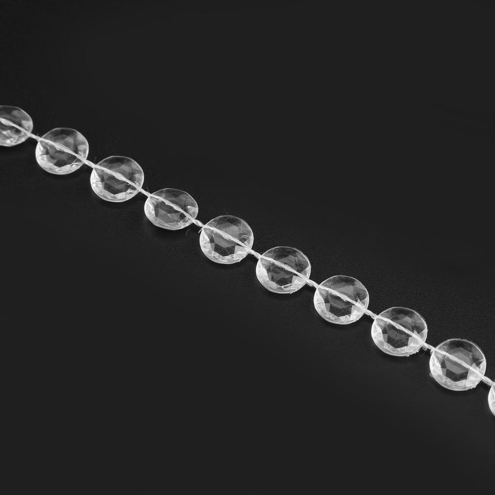30М Блестящая штора, Блестящая гирлянда Украшение для свадебной вечеринки, Акриловая блестящая лента для витрины магазина или свадебных декоративных изделий
