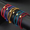 Minimalist Style Men Rope Bracelet Milanese Rope Wrap Braslet 6 Colors A Grade 4mm Handmade Braided Hand Jewelry Adjustable Brazlets