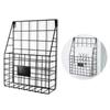 Easy To Install Mail Organizer Wall Mounted Wire Basket Portable Hanging Document Rack Desktop