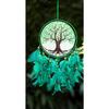 Dream Catcher Handmade Tree of Life Canvas Dreamcatcher for Bedrooms Office Balcony Outdoors Garden Car Hanging