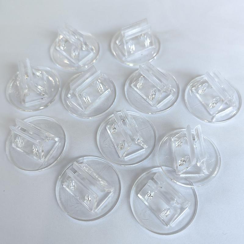 10 шт., 20 мм, подставка для пластиковых карт, уникальные прозрачные фиксированные реквизиты для бумажных карточек для настольных игр