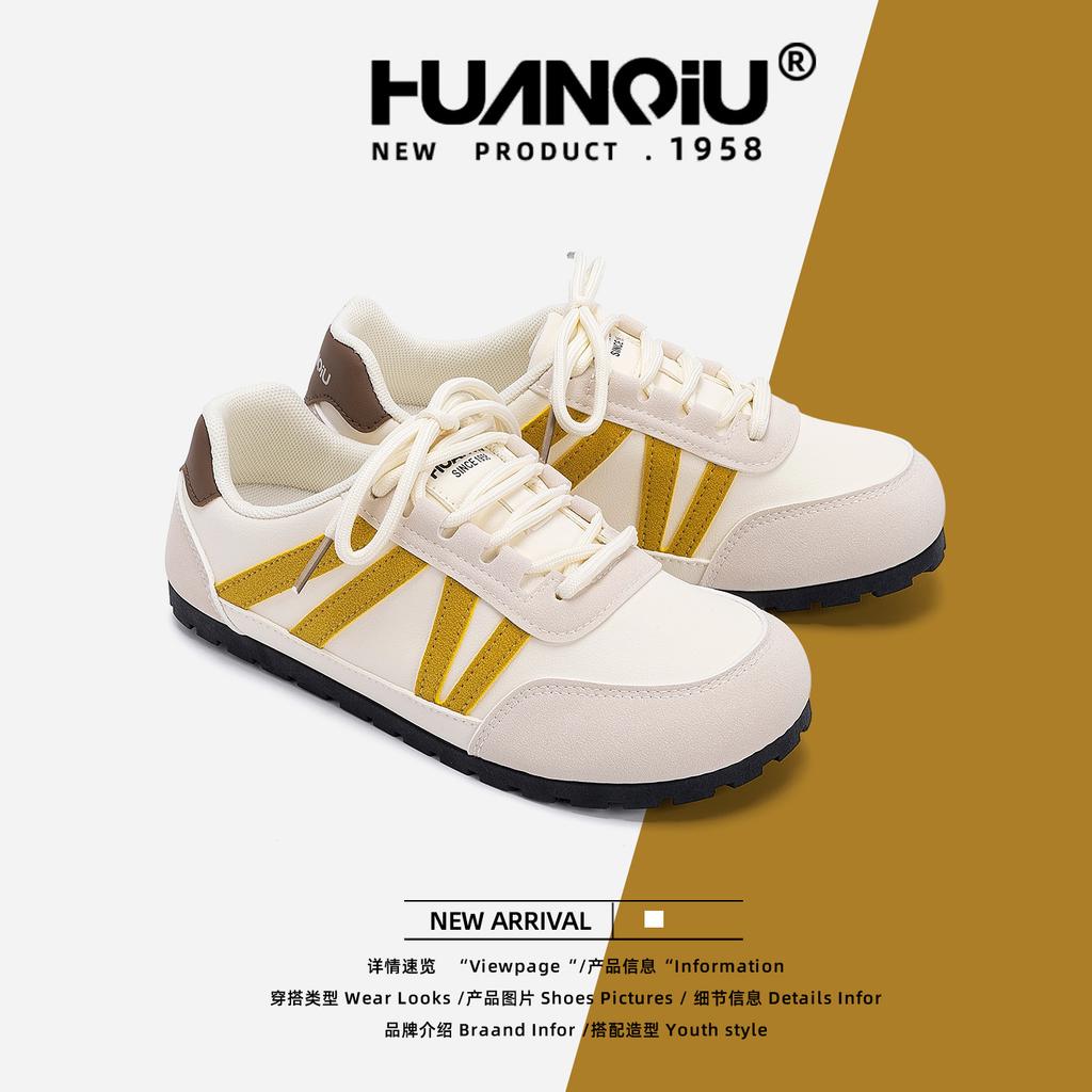 Global Flat-bottomed German Training Shoes Women's Autumn ZHQ-XA565 New Versatile Niche Board Shoes Light Casual Shoes Women