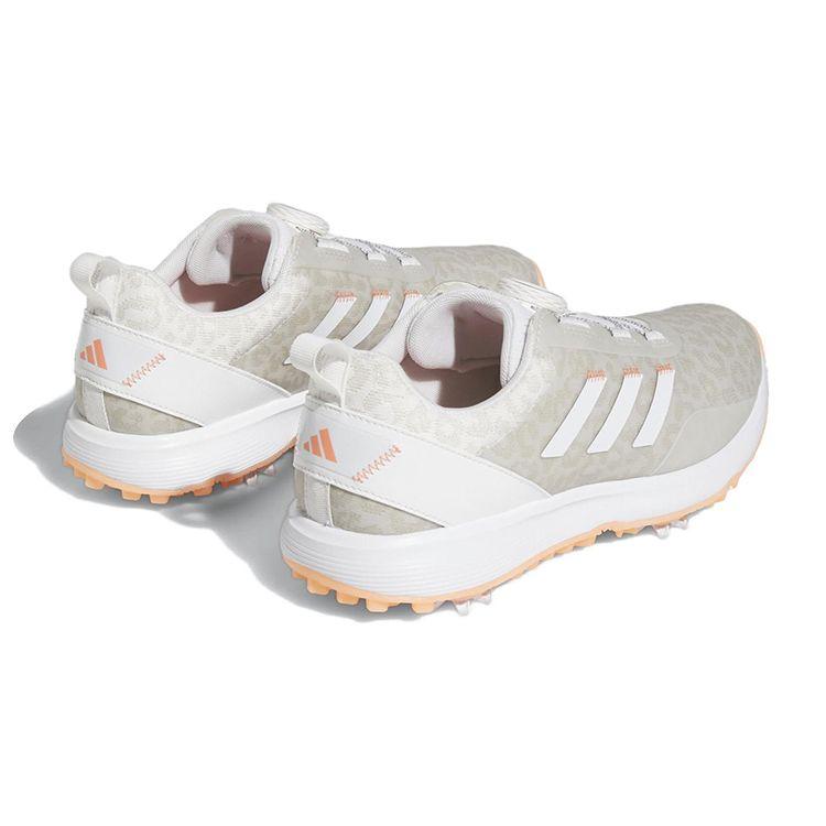 adidas S2G BOA Leopard - Белые женские кроссовки Coral Fusion Cloud-White GV9434