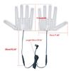1 Pair Electric Heating Pad,USB Gloves Heating Pad USB Carbon Fiber Heated Gloves Pad Thermal Gloves Heated Sheets