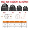 Plastic Bolt Nuts M6/M8/M10/M12 Dome Protection Caps New Screw Protection Cap Cover  Cars