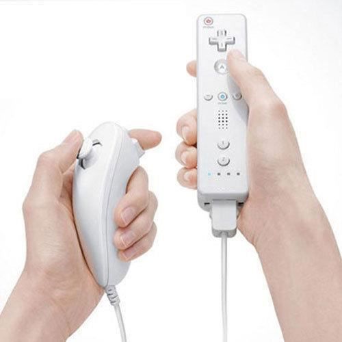 Контроллер WII U Motion Plus Nunchuck Белый